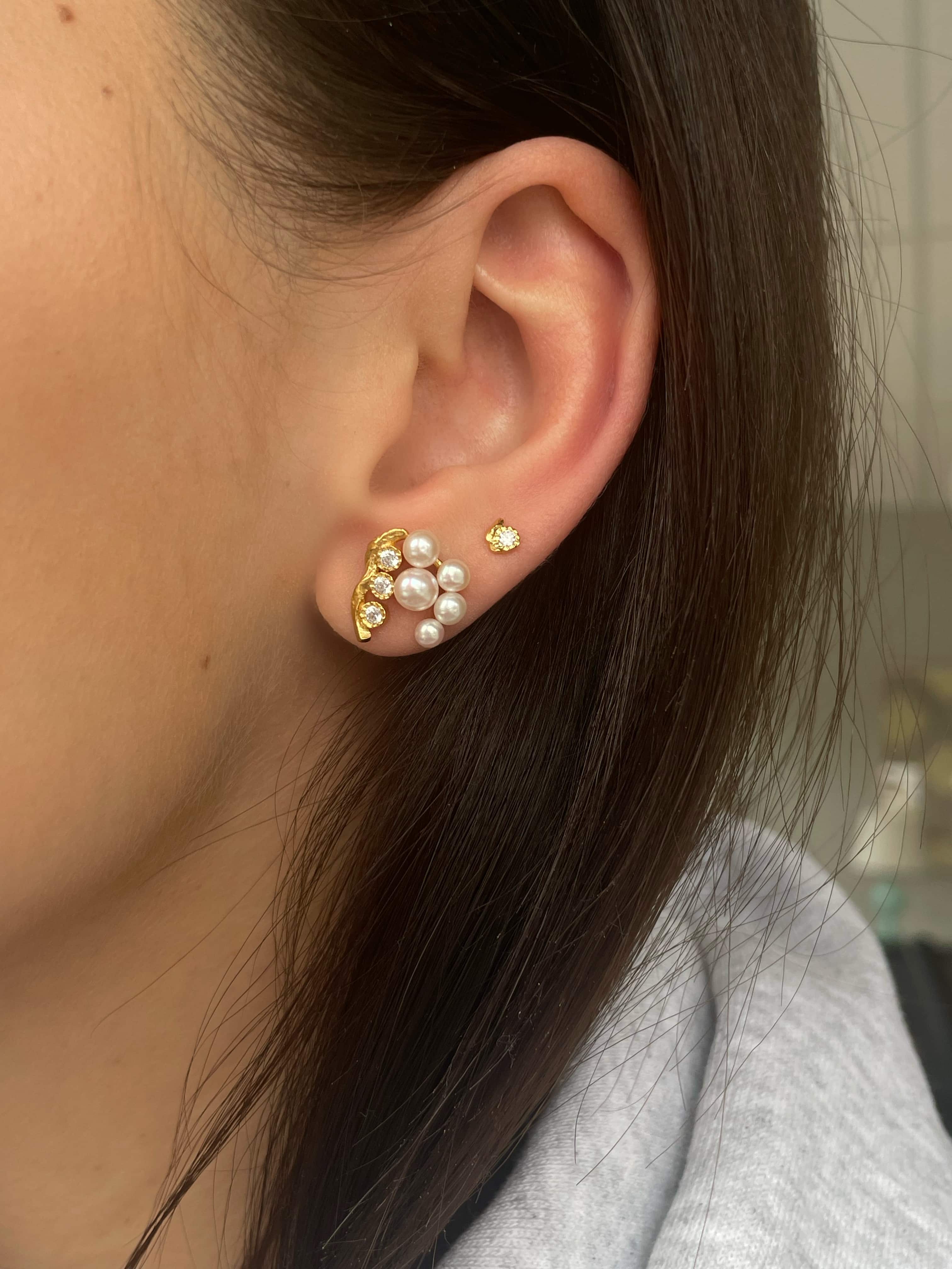 Stine A Three Bloom Berries Ørering 1339-02-S