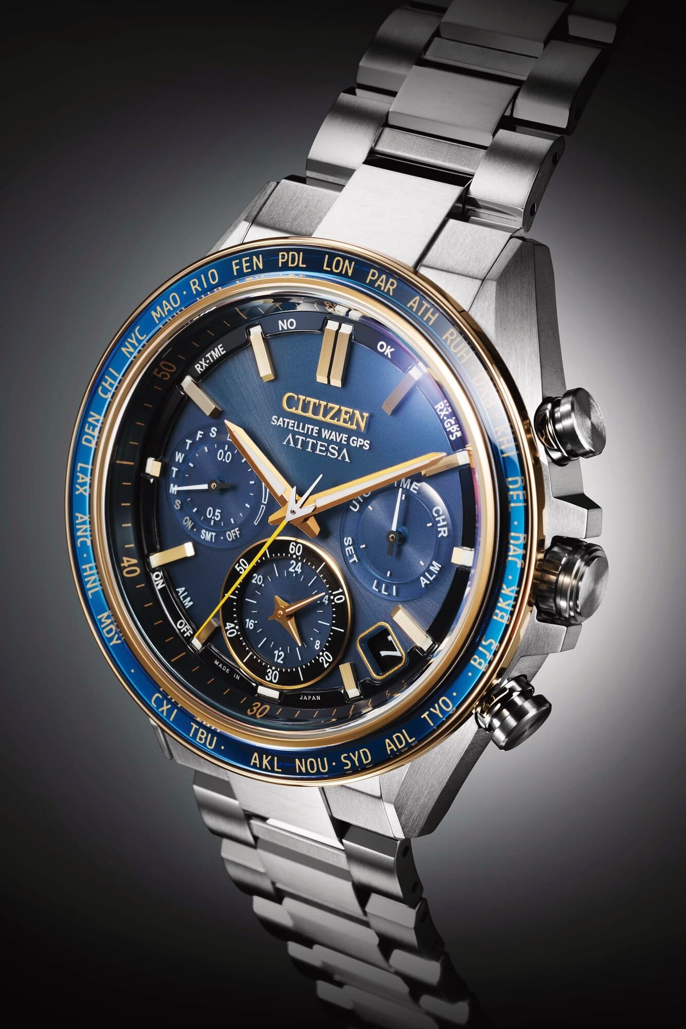 Citizen Power of Neptune Attesa Satellite Limited Edition CC4054-68L Avanceret SATELLITE WAVE GPS-teknologi, verdens hurtigste signalmodtagelse!