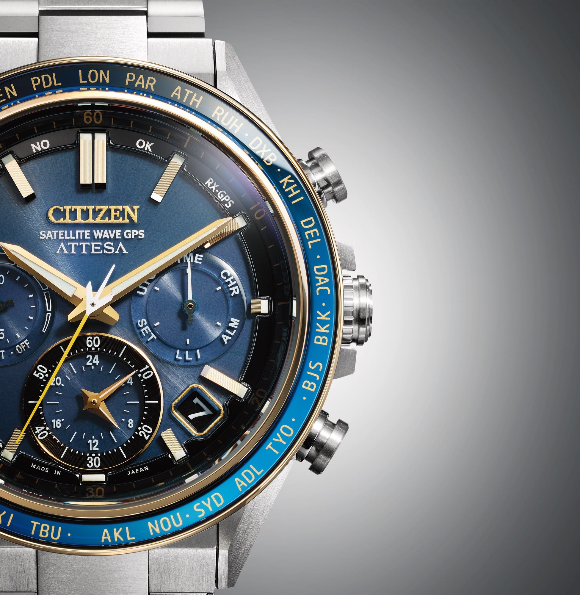 Citizen Power of Neptune Attesa Satellite Limited Edition CC4054-68L Avanceret SATELLITE WAVE GPS-teknologi, verdens hurtigste signalmodtagelse!