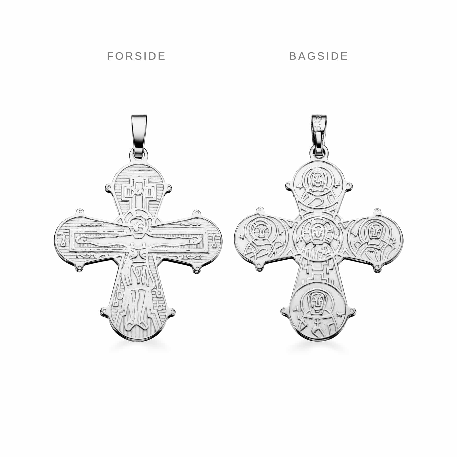 Scrouples Dagmarkors Med Apostle Sølv 21x19mm 20232