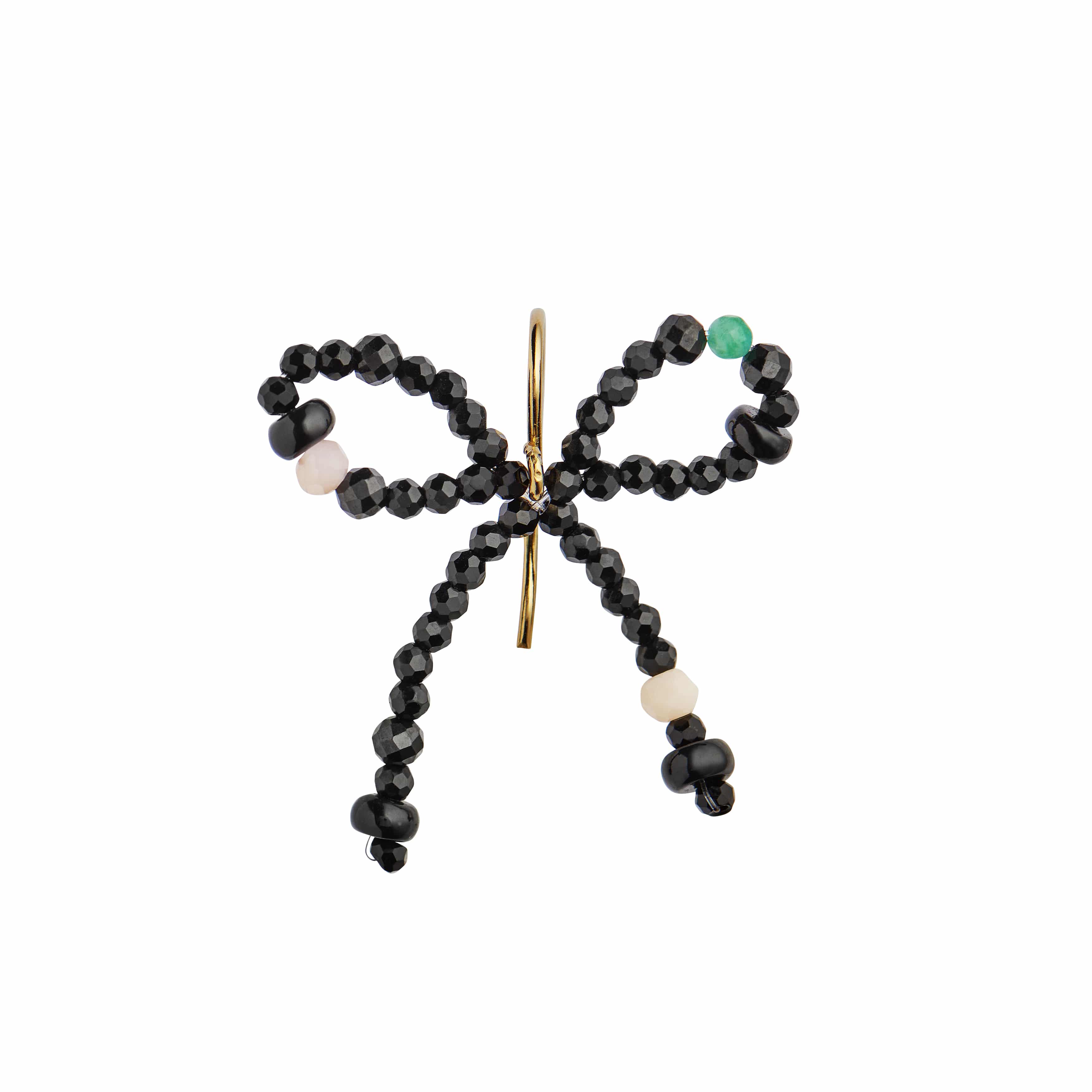 Stine A Lissé Sløjfe Øreringe Black Dream Colors 1346-02-S