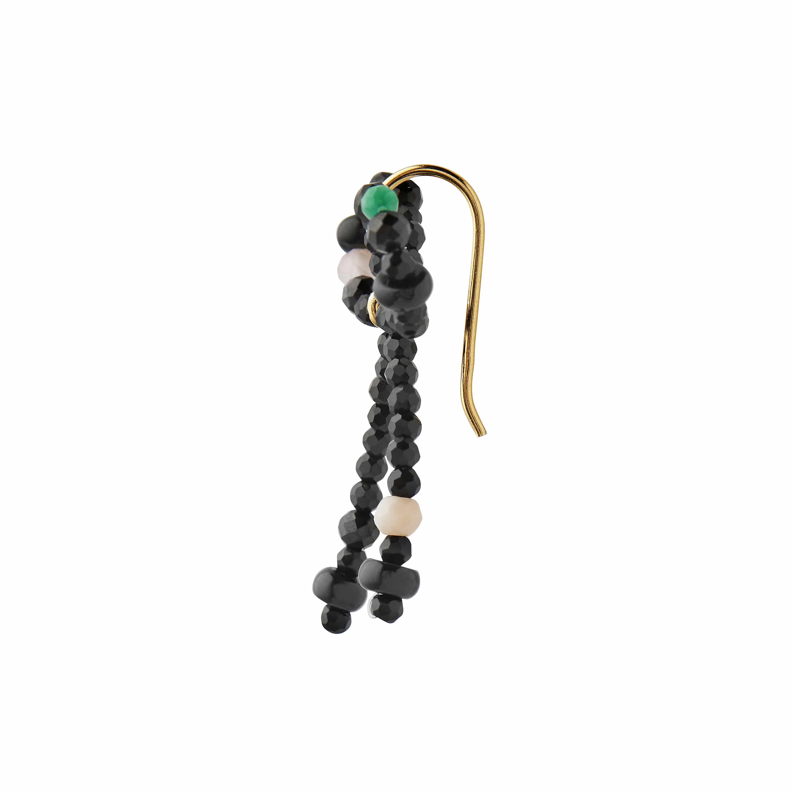 Stine A Lissé Sløjfe Øreringe Black Dream Colors 1346-02-S
