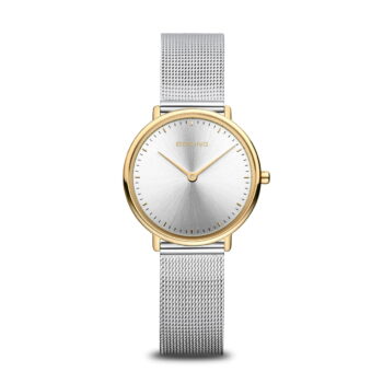 Bering Classic Ultra Slim Dameur 15729-010 med sølv urskive og mesh lænke – spar 30 %