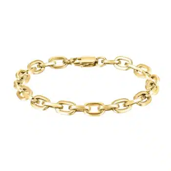 Son of Noa stålarmbånd anker IP Gold 21cm 80840002821
