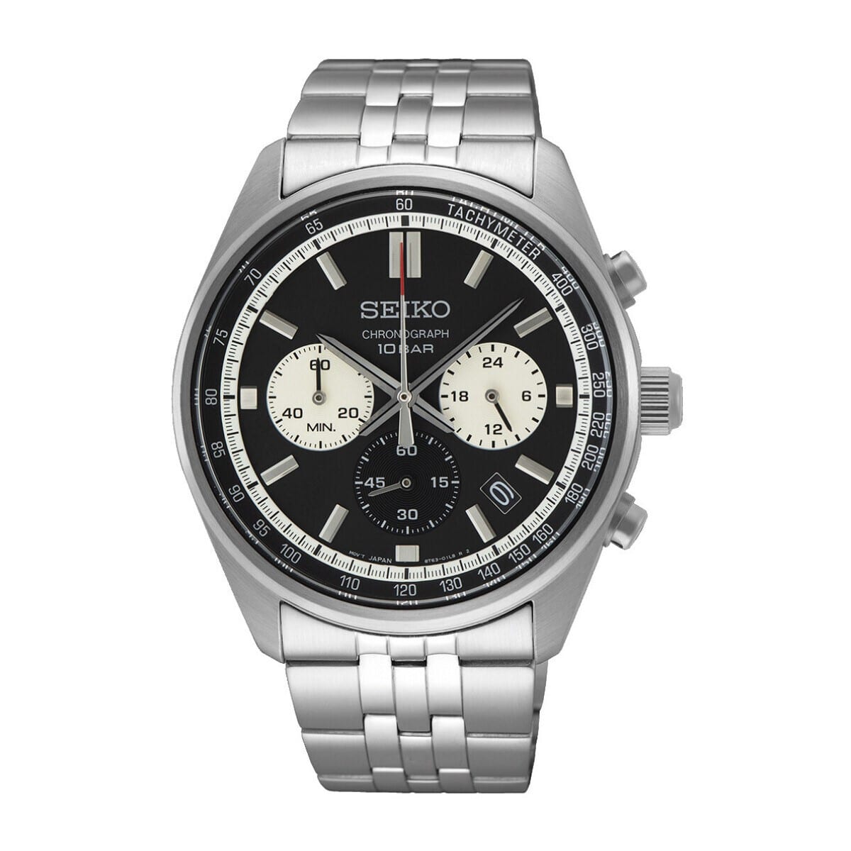 Seiko Chronograph SSB429P1 er et moderne og sporty ur, der kombinerer stil med funktionalitet.
