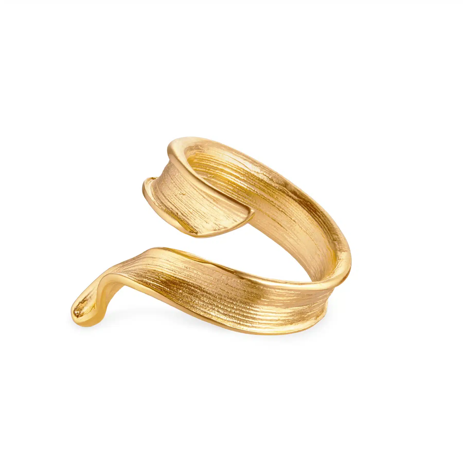 Flora Danica Statement Græs Ring Forgyldt 907.Gr-StRi-G
