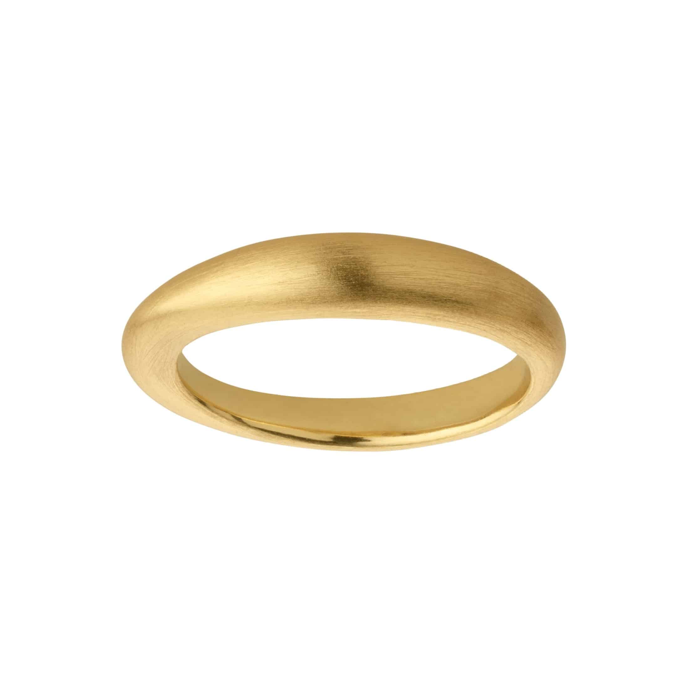 byBiehl Ocean Flow Ring Forgyldt 5-4201-GP