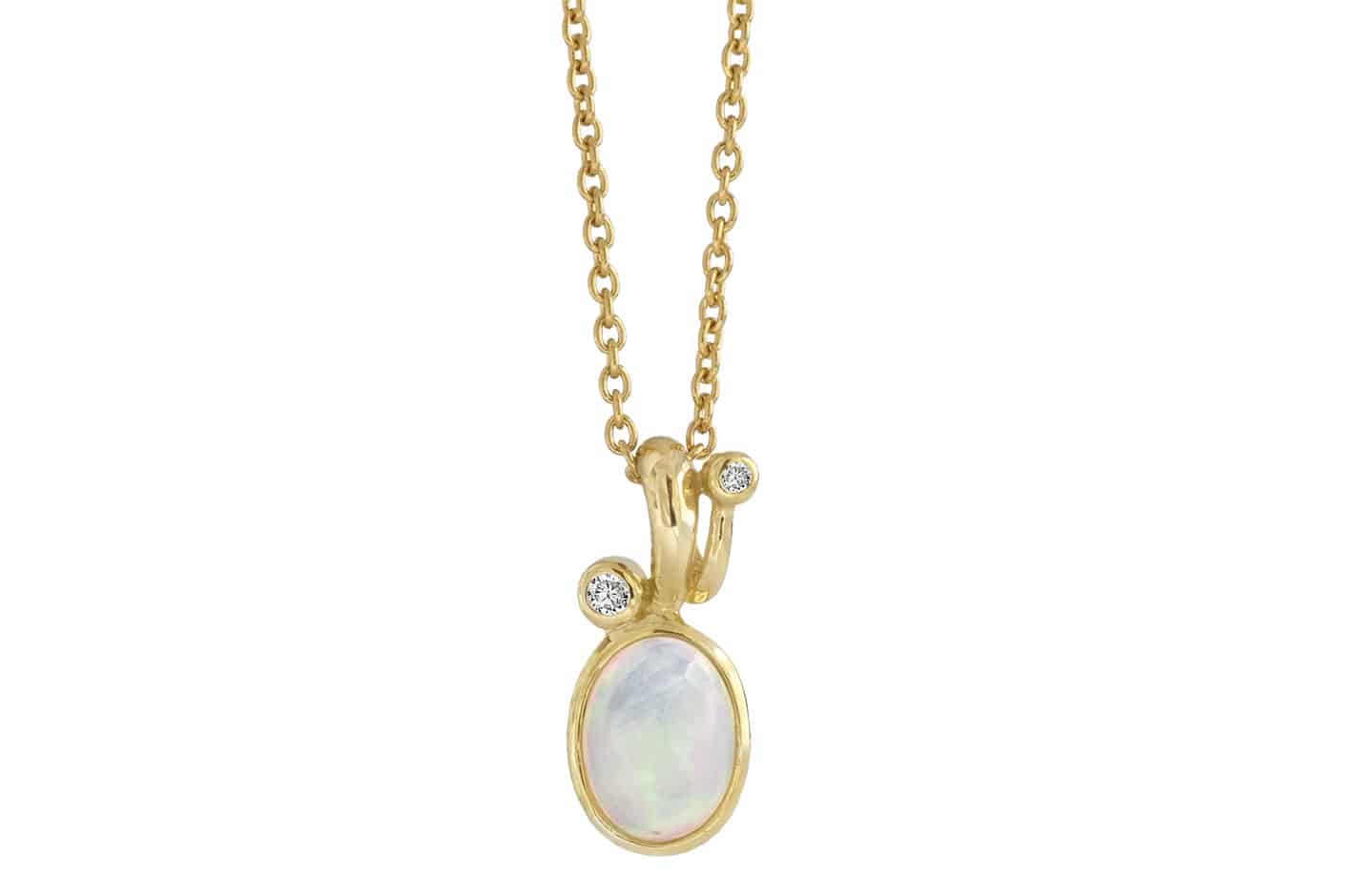 Rabinovich Elegant Opal Vedhæng 14 Karat Guld 80458145