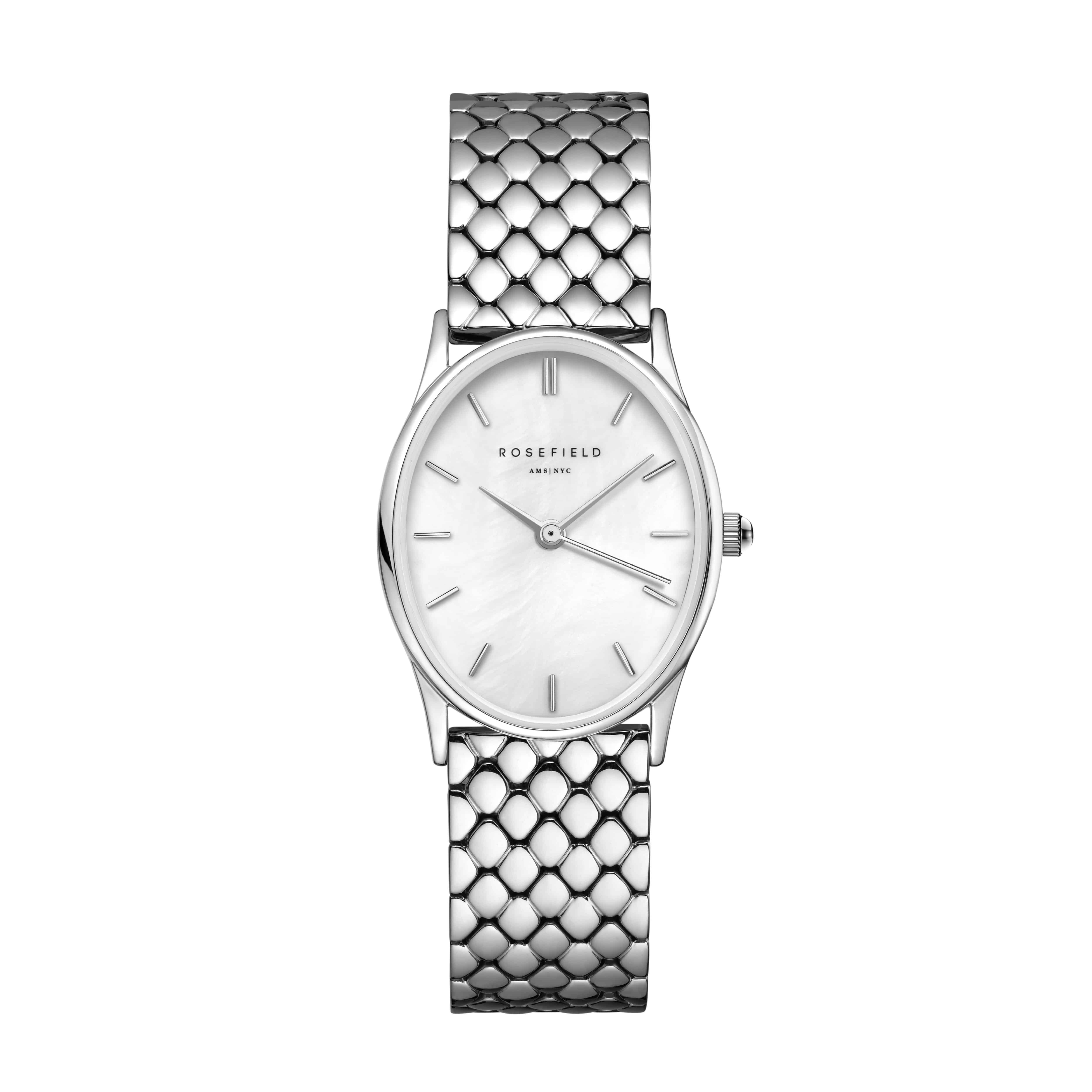 Rosefield The Oval Pearl Silver OWGSS-OV03