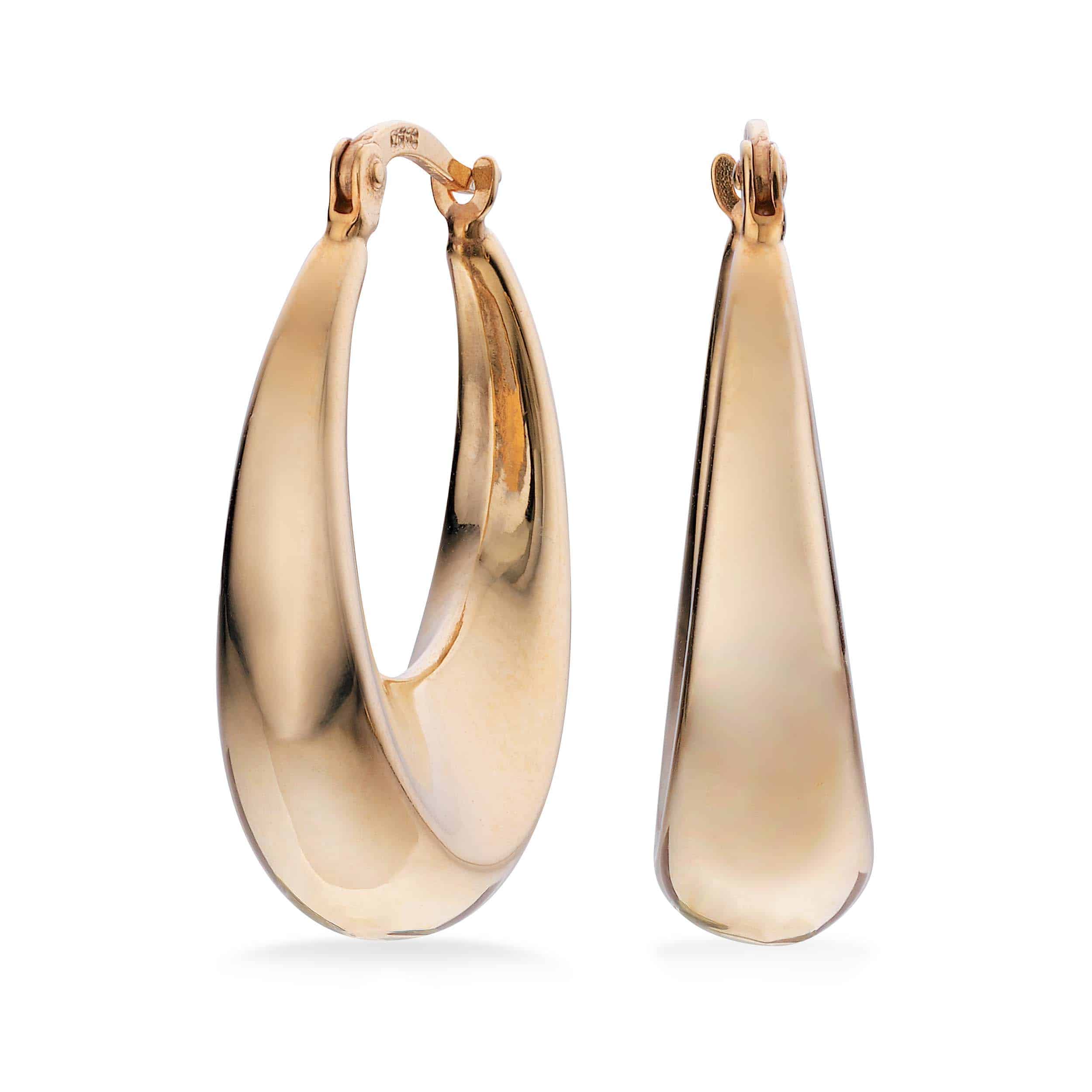 Scrouples Creol Øreringe 8 Karat Guld 121203