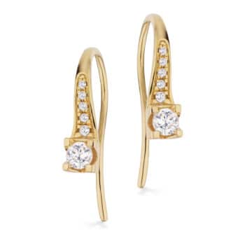 Scrouples Kleopatra Queen diamant øreringe 0,25 ct 14 kt guld – 1545,25