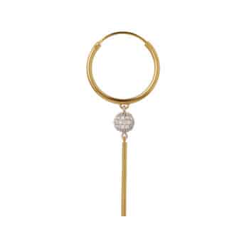 Stine A Vintage Disco Ball And Pin Ørering Single Forgyldt 1369-0002-S