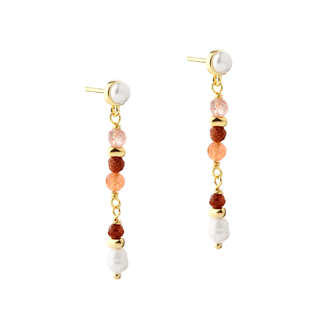 Aqua Dulce Peachy Øreringe 6244