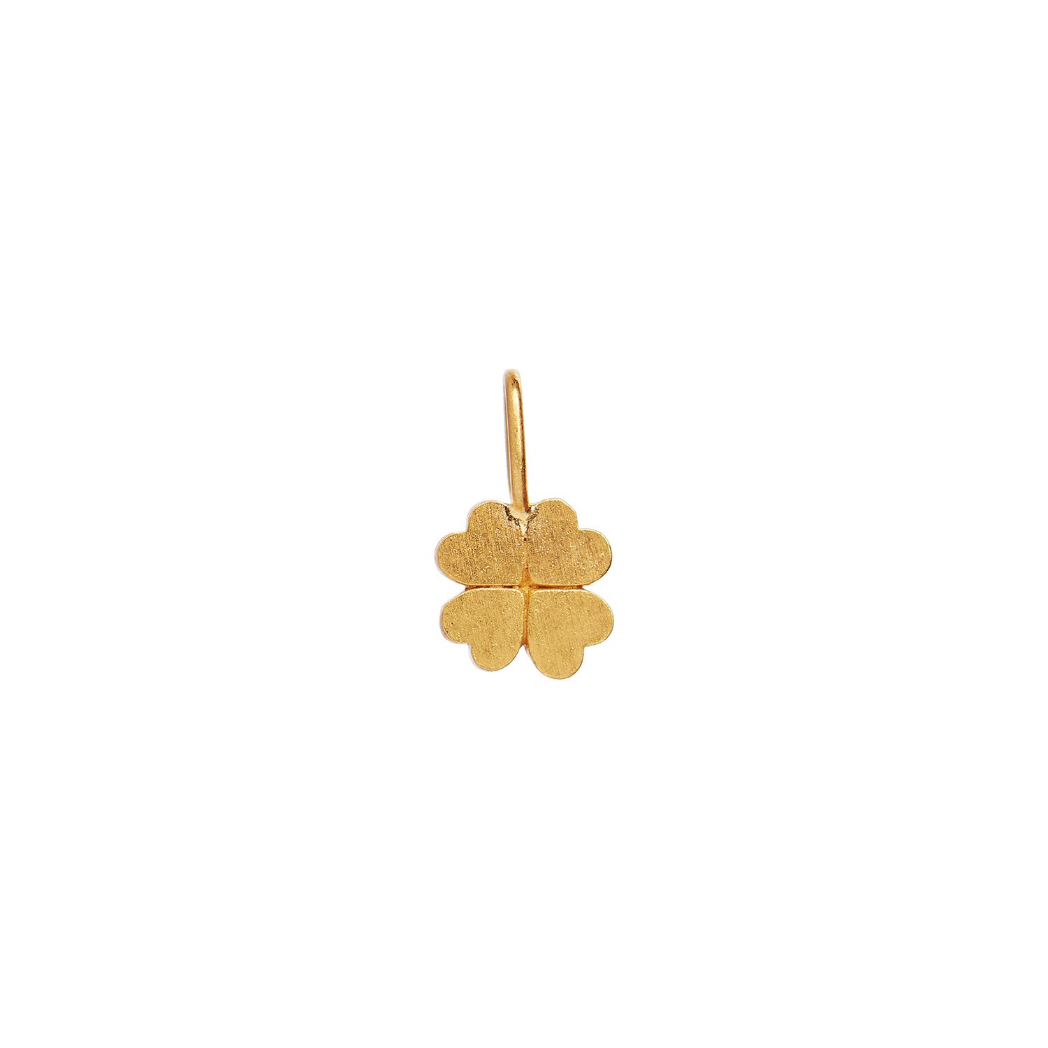 Stine A Petit Clover Charm Forgyldt 5001-02-S
