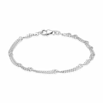 BNH Singapore Armbånd 14 Karat Hvidguld SGH1429018CF