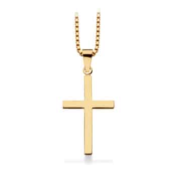 Scrouples Kors vedhæng 22 x 14 mm forgyldt sølv 26732F