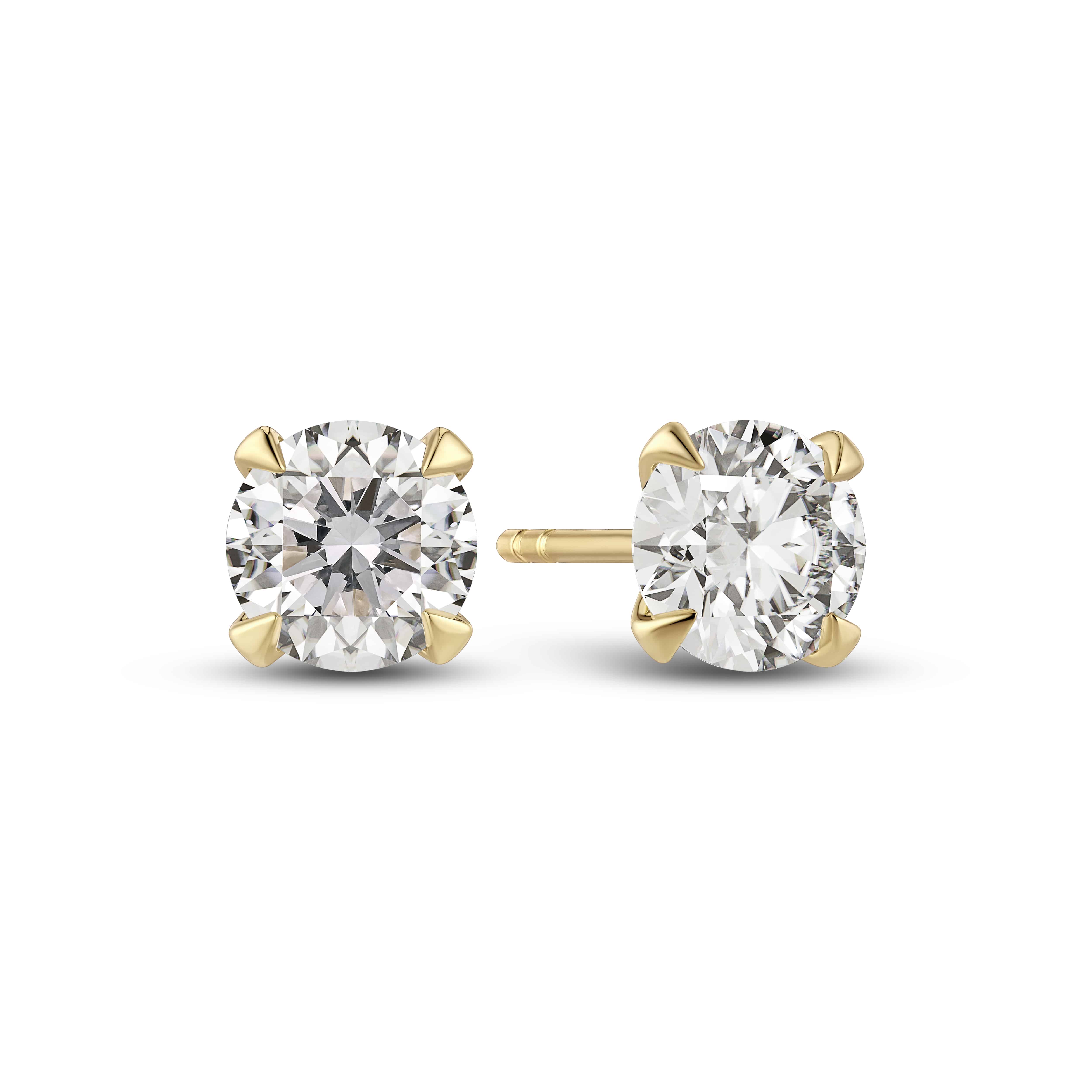 Sif Jakobs Venice Øreringe i 14 kt guld med 1,00 ct lab-grown diamant