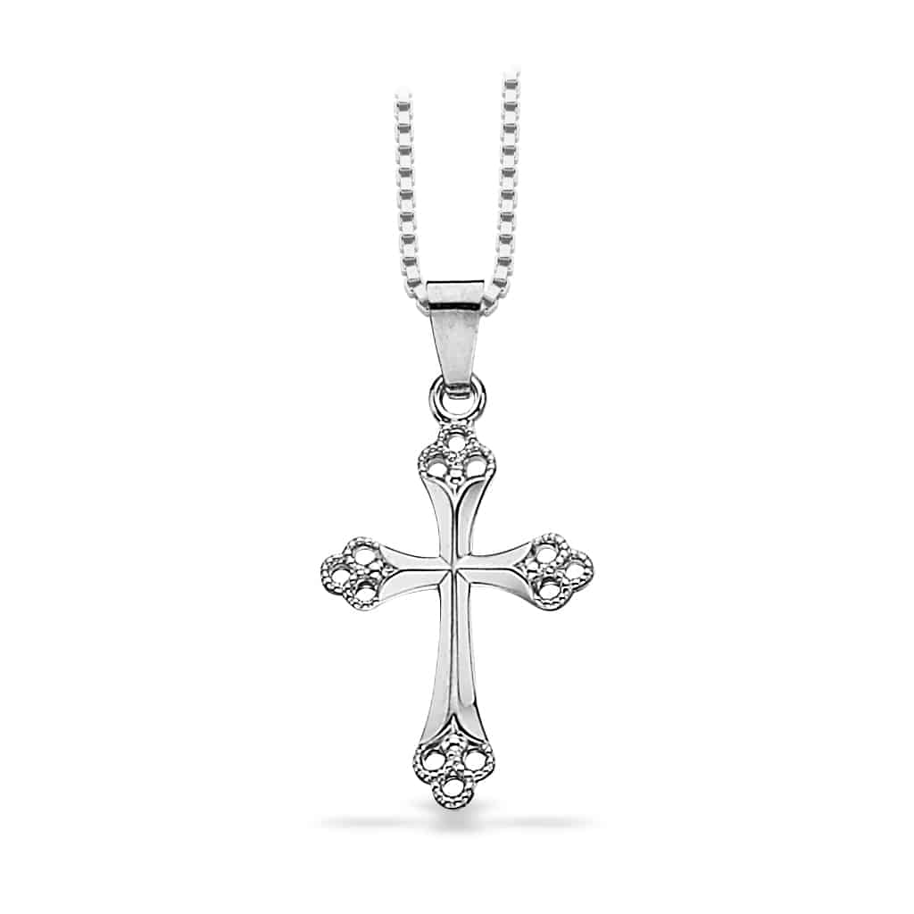 Scrouples Kors vedhæng sølv 19x14mm 284982