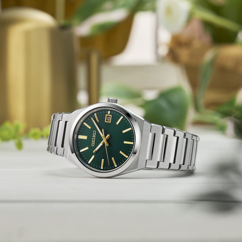 Seiko Classic herreur med grøn skive 39 mm – SUR601P1