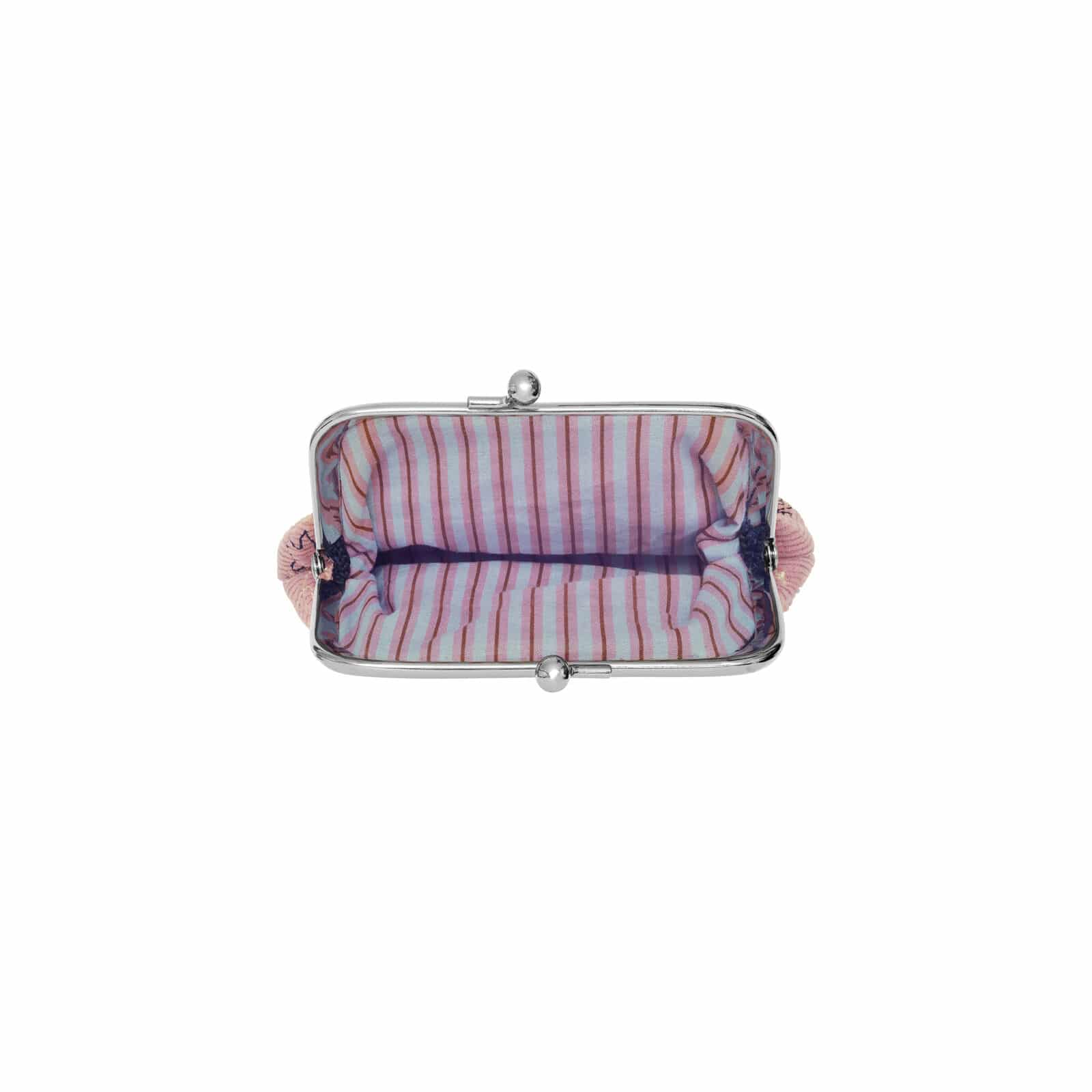 Maanesten Pung Small Pouch Purple Theatre Magic 4099 - fløjlspung 13 × 10,5 × 3 cm med stjerner og solsymboler. Smuk gave eller til dine små skatte.
