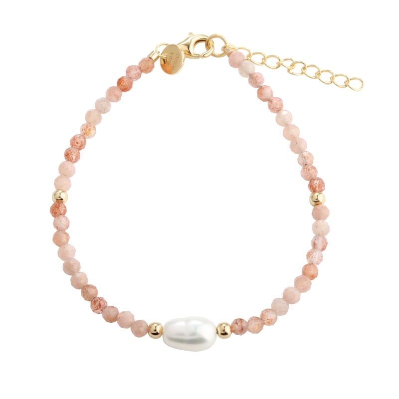 Aqua Dulce Sunella Rose Armbånd Forgyldt Sølv 6518 - Et stilrent armbånd, der passer til både hverdag og fest. Find dit nye Aqua Dulce armbånd online i dag.