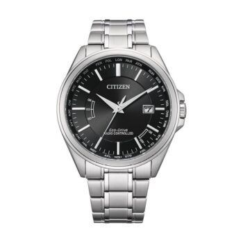 Citizen Radio Controlled CB0250-84E – moderne herreur med Eco-Drive, radiostyret præcision, sort skive, safirglas og 100m vandtæthed.