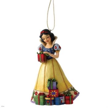 Disney Traditions Snehvide Juleornament K2-A9046 - håndmalet resinfigur Snehvide designet af Jim Shore - Perfekt gaveidé - Køb hos Guldsmedlange.dk