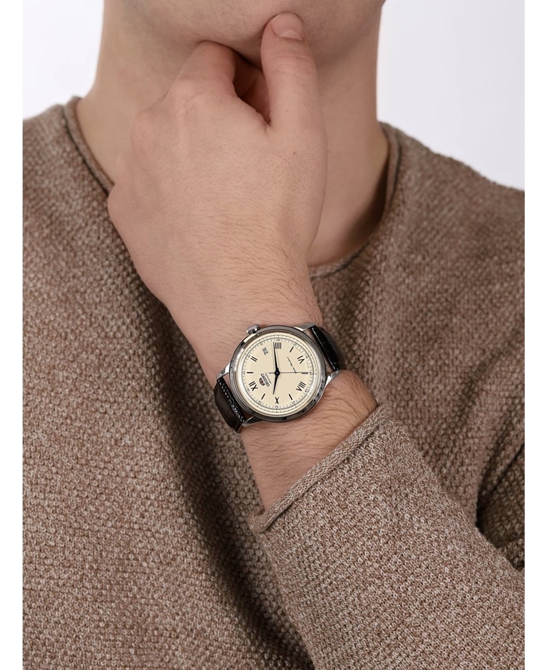 Orient Classic Bambino TAC00009N | Automatic herreur med brun rem - Billede 3