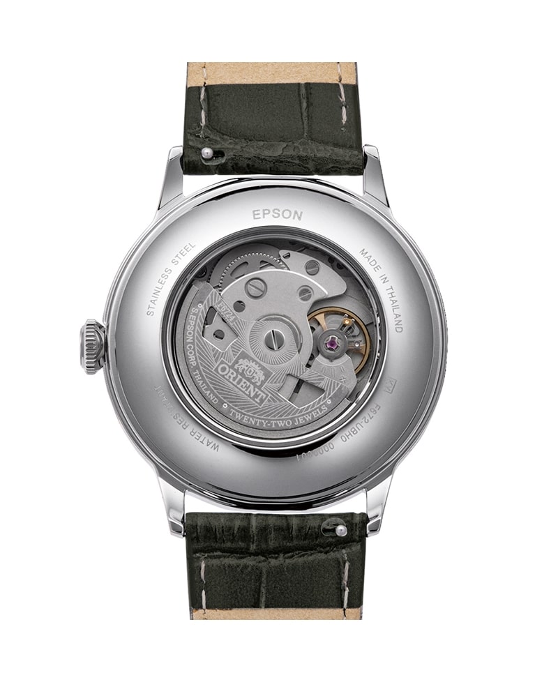 Orient Bambino RA-AC0025N | Automatisk herreur med grå rem - Billede 3