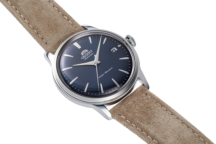 Orient Bambino RA-AC0M12L | Automatic herreur med ruskindsrem - Billede 2