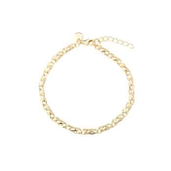Aqua Dulce Edna Armbånd 17+3cm Forgyldt 6610 - har et let og feminint udtryk, der passer perfekt til både hverdag og fest. Shop det hos Guldsmedlange.dk