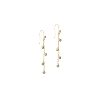 Aqua Dulce Lumi Øreringe Forgyldt 6450 - Enkelt og flot design, som gør det nemt at kombinere med andre øreringe for dit eget look.
