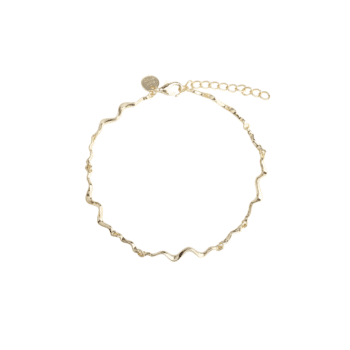Aqua Dulce Slim Rhumba Armbånd 17+3cm Forgyldt 6759 - et enkelt og stilrent armbånd med et feminint udtryk. Find det hos Guldsmedlange.dk