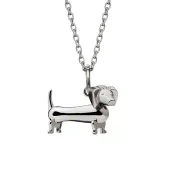 Kay Bojesen Gravhunden halskæde 45-50cm sølv KBJ-33 - Et tidløst smykke med ikonisk gravhund – dansk design fra Kay Bojesen Jewelry.