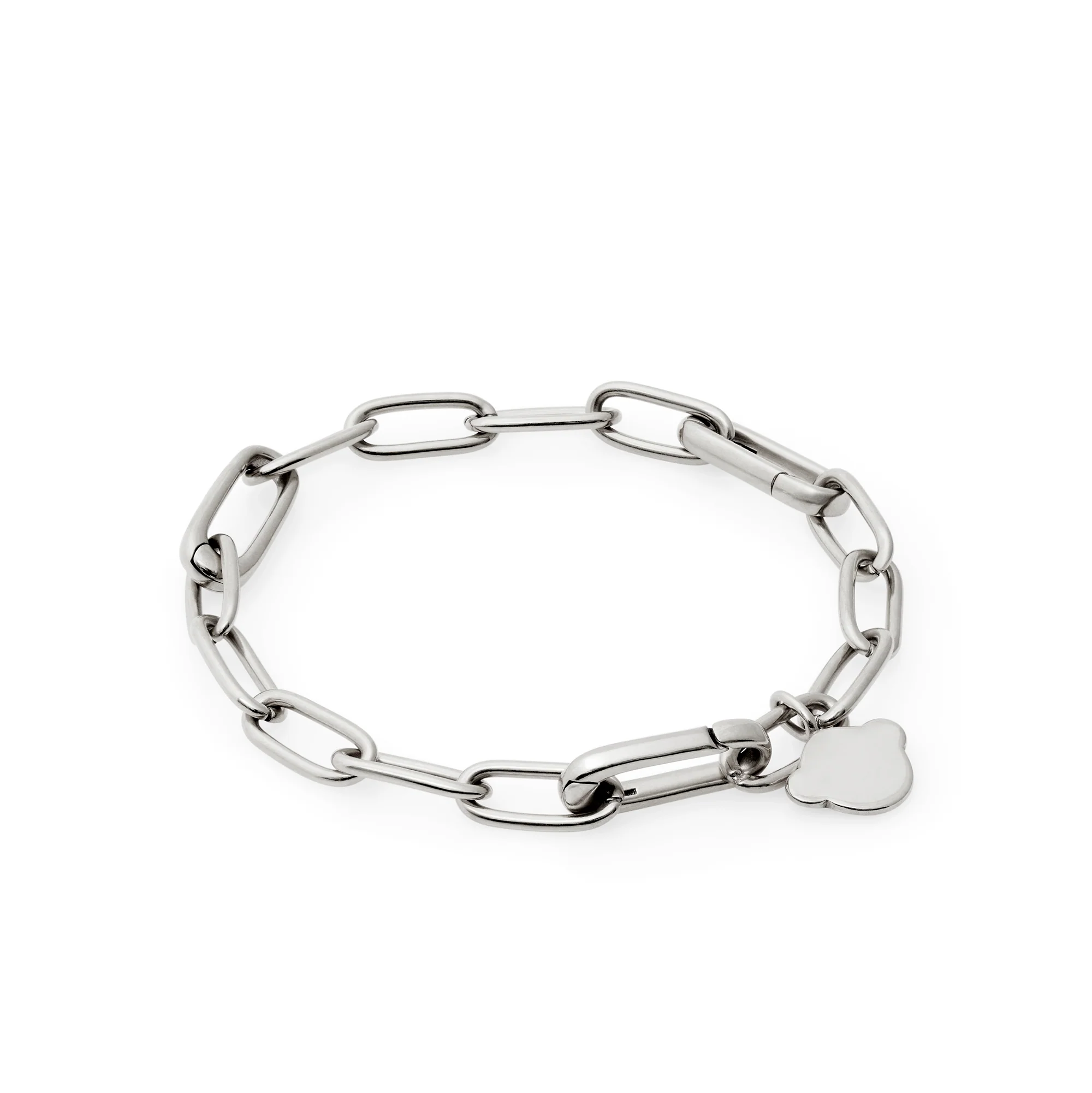 Kay Bojesen kædearmbånd / charmsarmbånd 17,7cm sølv KBJ-37 - Smukt og klassisk sølv armbånd til de ikoniske Kay Bojesen charms.