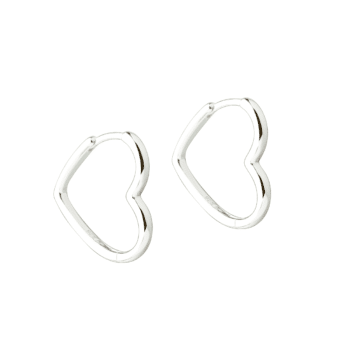 Aqua Dulce Love Me Shiny Big hoops sølv 22 mm 6792