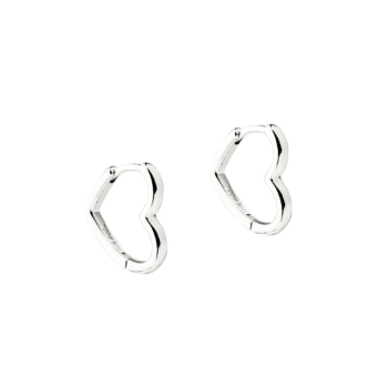 Aqua Dulce Love Me Shiny Small hoops sølv 16 mm 6790
