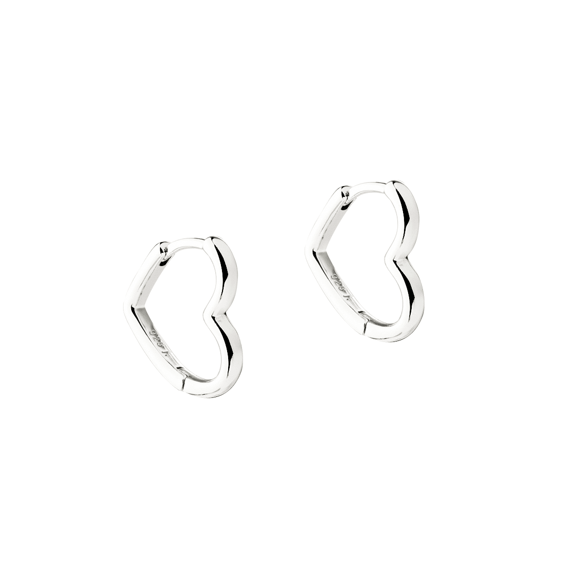 Aqua Dulce Love Me Shiny Small hoops sølv 16 mm 6790