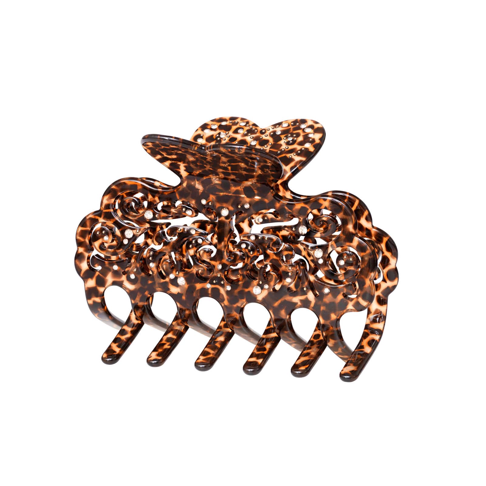 Maanesten Lavinia hårklemme leopard - Praktisk hårklemme med et tydeligt udtryk – nem at bruge i hverdagen. Shop hos Guldsmedlange.dk