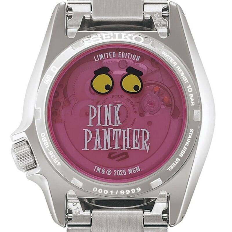 Seiko 5 Sports x Pink Phanter Limited Edition SRPM07K1 - Billede 3