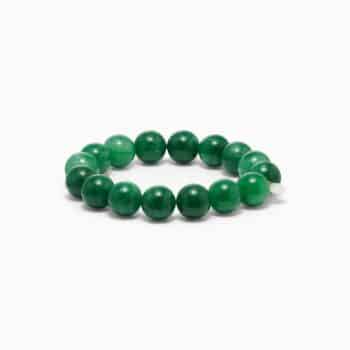 Soï Copenhagen Chunky grøn jade armbånd 12 mm