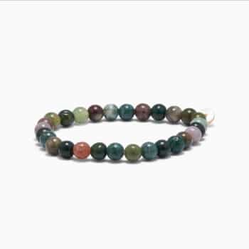 Soï Copenhagen Essential Indian Agate armbånd 6 mm