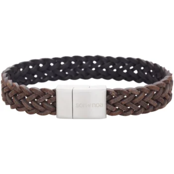 Son of Noa Læderarmbånd mørkebrun 21 cm 80970119221