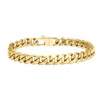 Son of Noa stålarmbånd panser IP Gold 21cm 80930062821