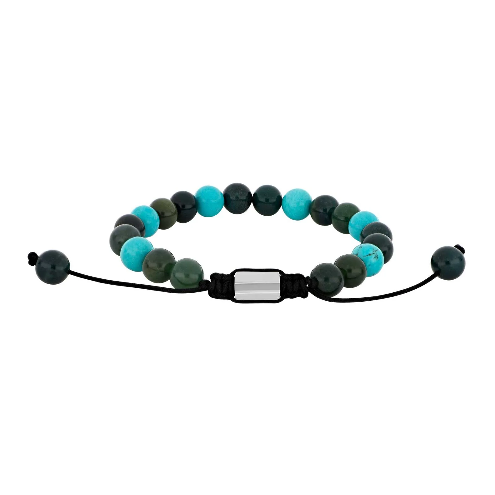 Son of Noa stenarmbånd moss agate/turkis 8mm 19-25cm 80890322700