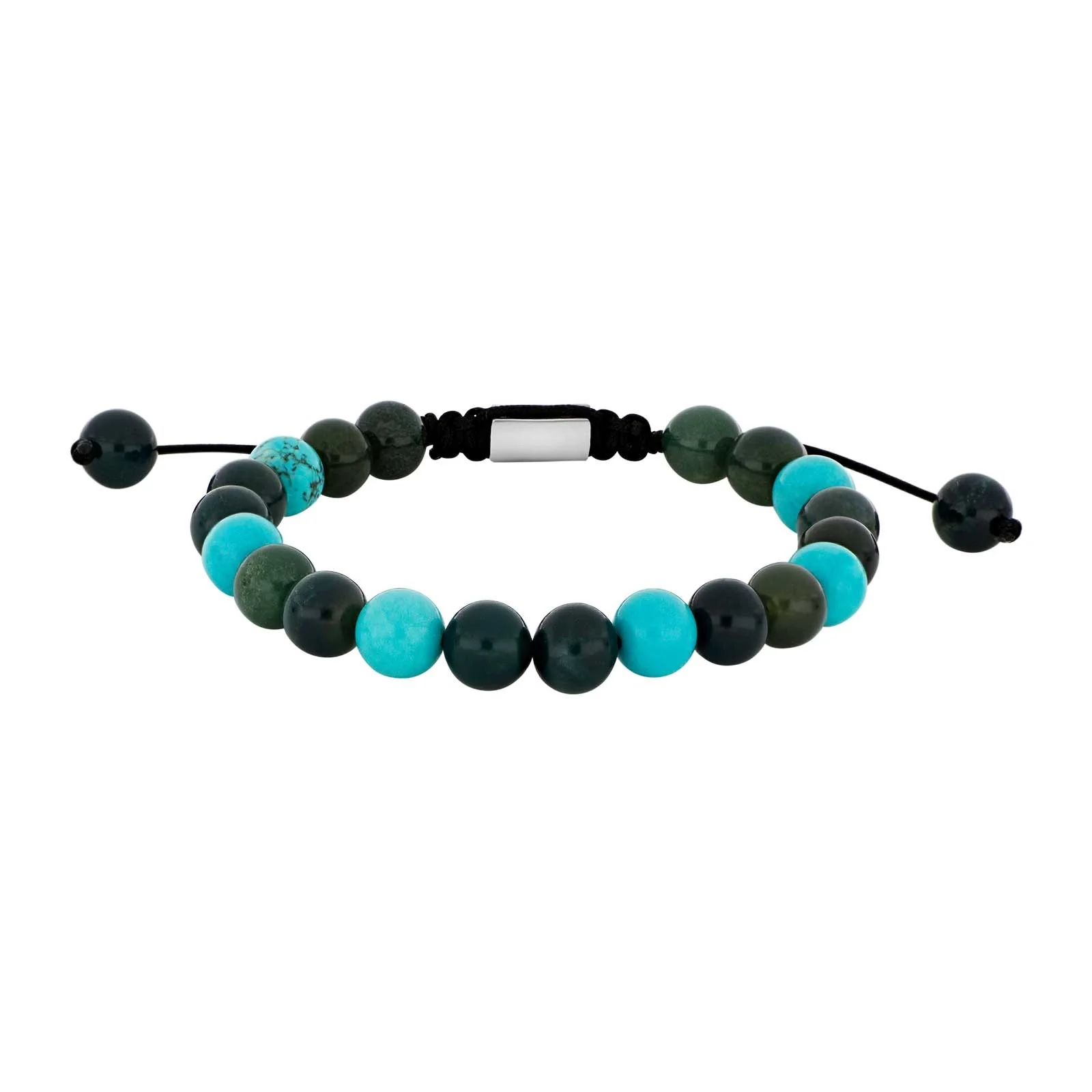 Son of Noa stenarmbånd moss agate/turkis 8mm 19-25cm 80890322700