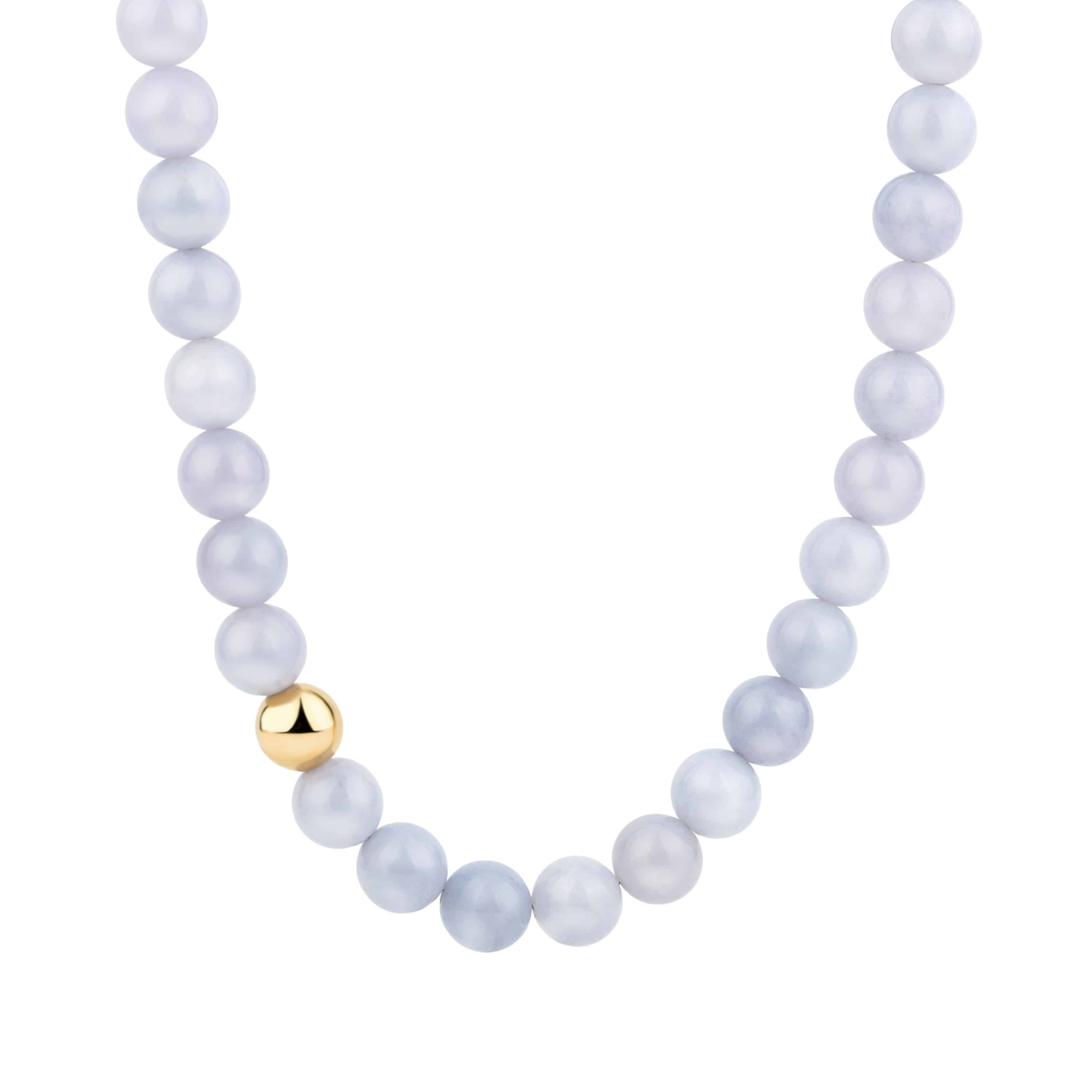 Bay by Aqua Dulce Purple halskæde PVD stål B6957