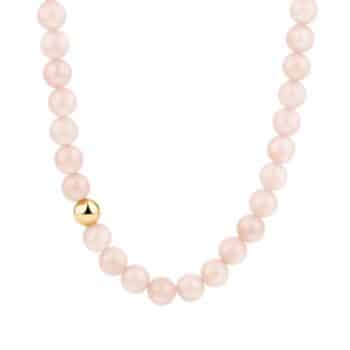 Bay by Aqua Dulce Rose halskæde PVD stål B6958