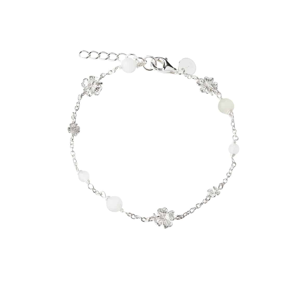 Aqua Dulce Clover armbånd sølv 17+3 cm 6888