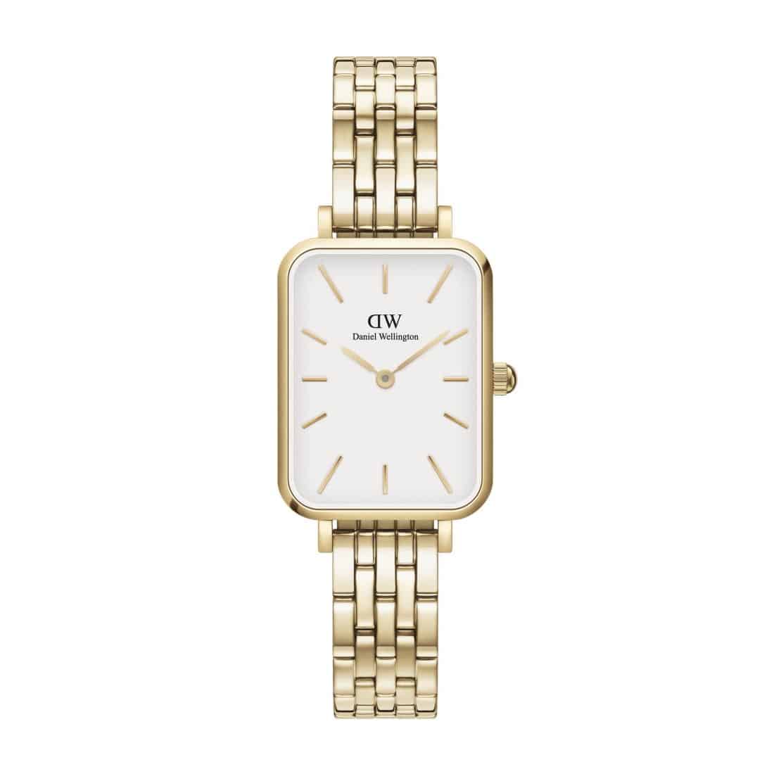 Daniel Wellington Quadro Link Gold dameur 20 mm x 26 mm DW00100622